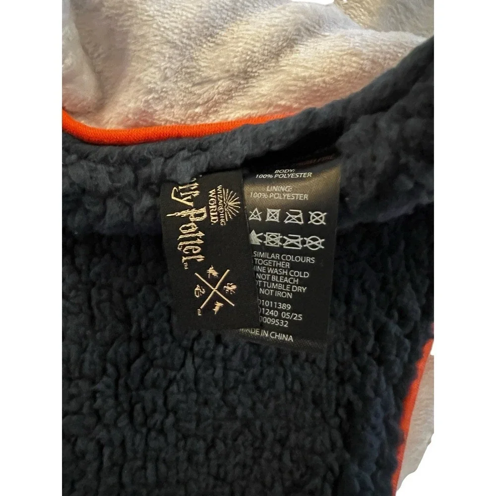 Harry Potter Chicago Lumos Nox Throw Blanket Hogwarts Plush Super Soft! Navy Owl